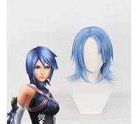 Game Kingdom Cosplay perruques Aqua Cosplay perruque résistant à la chaleur synthétique perruque cheveux fête Anime Cosplay perruque