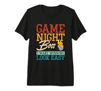 Game Lover Game Night Boss I Make Winning Look Easy T-Shirt Haut de Gamme