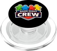 Game Night Crew Jeux de société Joueurs Meeple Boardgame Lovers PopSockets PopGrip pour MagSafe