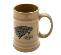 Game of Thrones AFMGS23800 Chope à Bière, Céramique, Blanc Cassé, 14,5 x 8 x 14 cm