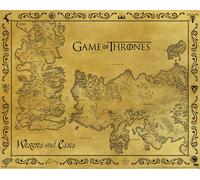 Game Of Thrones - Antique Map / Carte - 40x50cm - Affiche / Poster