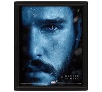 Pyramid Cadre Game Of Thrones John Snow 3D lenticulaire /2