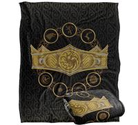GAME OF THRONES - Couverture Ultra Douce House of The Dragon au Toucher, 152 x 127 cm