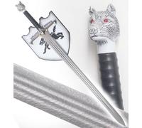 Game of Thrones Epee Jon Snow Epée Le Trone de fer + Plaque Murale