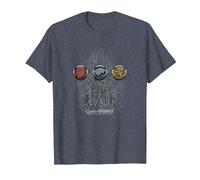 Game of Thrones for The Throne Sigils T-Shirt, Homme, Bleu Chiné, M