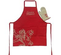 Game of Thrones House Lannister Ensemble tablier et gant de cuisine Taille standard