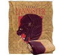 Game of Thrones House Lannister Plaid Ultra Doux au Toucher Soyeux - 152 x 127 cm