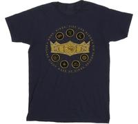 Game Of Thrones : House Of The Dragon - "Gods Kings Fire And Blood" T-Shirt für Herren BI28839 (XL) (Marineblau)