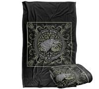 Game of Thrones House Stark Plaid Ultra Doux au Toucher Soyeux - 91 x 147 cm