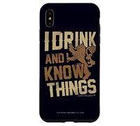 Game of Thrones I Drink and I Know Things Coque pour iPhone XS Max