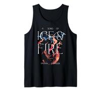 Game of Thrones Ice and Fire Drogon Versus Ice Dragon Débardeur