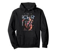 Game of Thrones Ice and Fire Drogon Versus Ice Dragon Sweat à Capuche