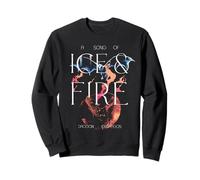 Game of Thrones Ice and Fire Drogon Versus Ice Dragon Sweatshirt