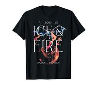 Game of Thrones Ice and Fire Drogon Versus Ice Dragon T-Shirt