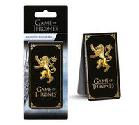 Game Of Thrones - Marque-page magnétique Lannister Insignia (15,5 po x 6 po x 0,2 in) (noir, doré)
