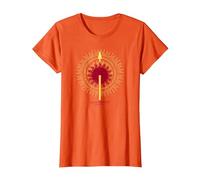 Game of Thrones Martel Burst Sigil T-Shirt, Femme, Orange, L