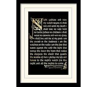 Game of Thrones MP10679P-PL Cadre Saison 3 Serment de la Garde de Nuit, Multicolore, 30 x 40 cm