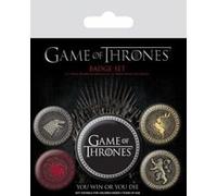 Game Of Thrones - Pack 5 badges Great Houses G