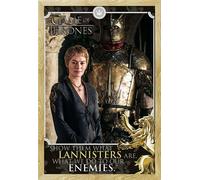 Game of Thrones - Poster - Cersei + cadre amovible, Shinsuke® Maxi MDF hêtre, vitre acrylique