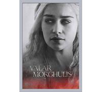 Game of Thrones - Poster - Daenerys + cadre amovible, Shinsuke® Maxi MDF argenté, vitre acrylique