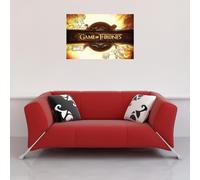 Game of Thrones - Poster - Logo + 2 St Posterleisten Kunststoff 93 cm transparent
