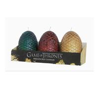 Insight Editions – Bougies Game of Thrones Œufs de dragon sculptés – Lot de 3