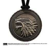 Game Of Thrones Stark Shield Pendentif - Collier Pendentif Noble Collections