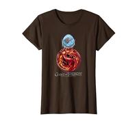 Game of Thrones Targaryen Stark Combined T-Shirt, Femme, Marron, L