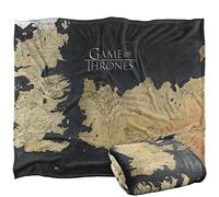 Game of Thrones Westeros Map Plaid Ultra Doux au Toucher Soyeux - 152 x 127 cm