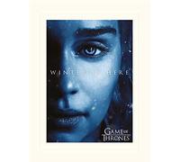 Game of Thrones (Winter is Here - Daenerys 30 x 40 cm montée d'impression
