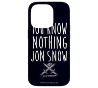 Game of Thrones You Know Nothing Coque pour iPhone 14 Pro