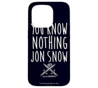 Game of Thrones You Know Nothing Coque pour iPhone 15 Pro