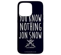 Game of Thrones You Know Nothing Coque pour iPhone 15 Pro Max