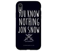 Game of Thrones You Know Nothing Coque pour iPhone XR
