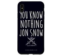 Game of Thrones You Know Nothing Coque pour iPhone XS Max
