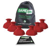 Game On GRPS Ensemble de ventouses en silicone de qualité professionnelle pour massage fascia, point de déclenchement et outil de massage des tissus profonds pour le dos, les épaules, les douleurs au