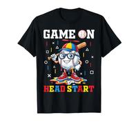 Game on Head Start Baseball Kids to School Player Fan T-Shirt
