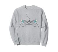 Game On, Ladies | Jouez dur avec le joystick sur les seins Sweatshirt