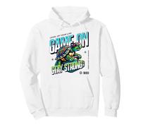 Game on Stay Strong Turtle Gamer Passe au Niveau supérieur Sweat à Capuche