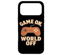 Game on, World Off - Manette de Jeu Coque pour iPhone 17 Pro Max