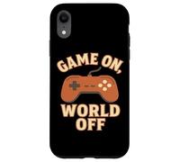 Game on, World Off - Manette de Jeu Coque pour iPhone XR
