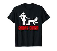 Game Over Bachelorette Marié Marié Bachelor Party Marié T-Shirt