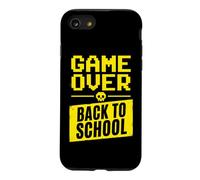 Game Over - Back to School Funny Gamer Coque pour iPhone SE (2020) / 7/8
