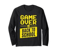 Game Over - Back to School Funny Gamer Manche Longue