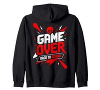 Game Over - Back to School Funny Gamer Sweat à Capuche