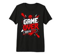 Game Over - Back to School Funny Gamer T-Shirt Haut de Gamme