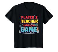 Game Over Back to School : Teacher Entered The Game T-Shirt, Enfant, Noir, 10 Ans