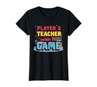 Game Over Back to School : Teacher Entered The Game T-Shirt, Femme, Noir, XXL