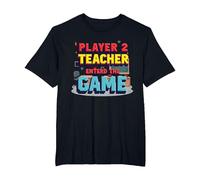 Game Over Back to School : Teacher Entered The Game T-Shirt, Homme Grandes Tailles, Noir, 3X Tall