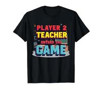 Game Over Back to School : Teacher Entered The Game T-Shirt, Homme, Noir, XXL